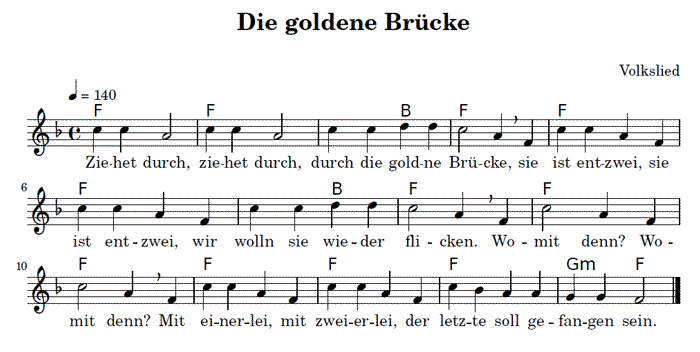 Die goldene Brücke